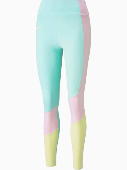 International Ausbildung Frauen Lang Leggings Hochgeschnitten Blau