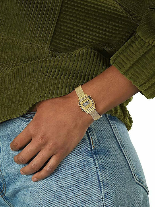 Casio Vintage Watch with Battery Mechanism