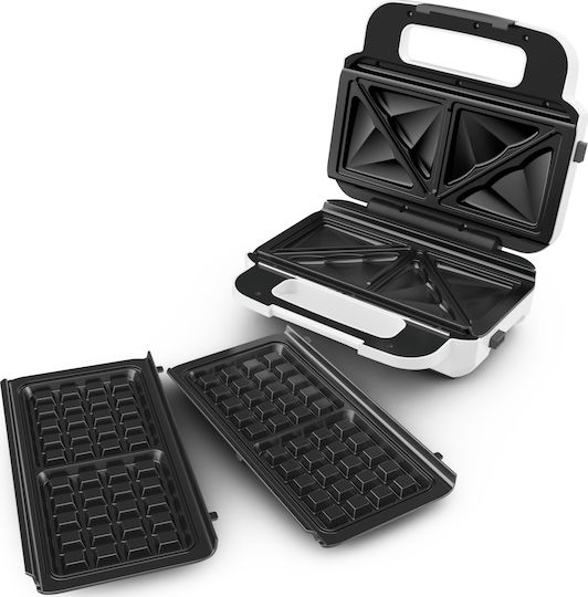 Tefal Snack XL Sandwich Maker with Removable Plates for for 2 Sandwiches Sandwiches 850W White