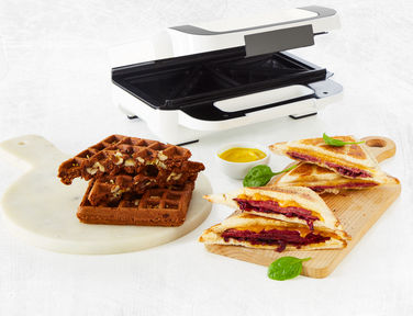 Tefal Snack XL Sandwich Maker with Removable Plates for for 2 Sandwiches Sandwiches 850W White