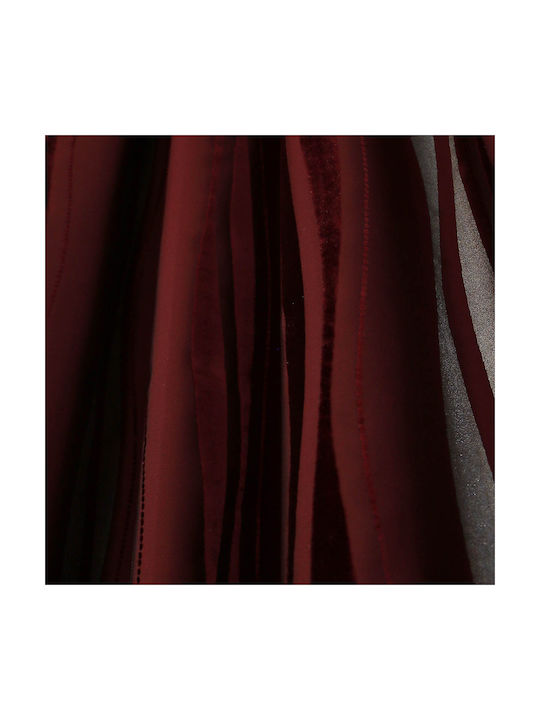 La Maison Blanche Curtain with Pencil Pleat Burgundy 145x270cm