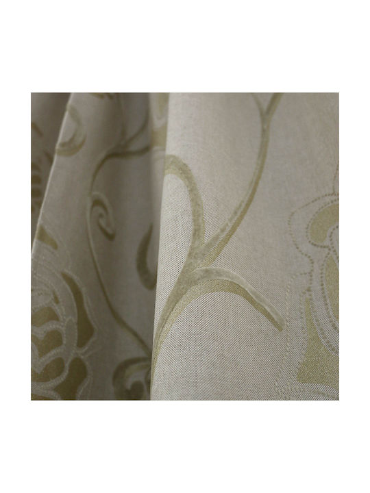 La Maison Blanche Curtain with Pencil Pleat Beige 145x270cm