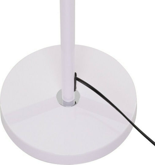 GloboStar Ashley Floor Lamp H145xW35cm. with Socket for Bulb E27 White