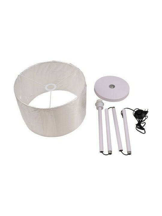 GloboStar Ashley Floor Lamp H145xW35cm. with Socket for Bulb E27 White