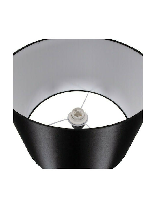 GloboStar Ashley Floor Lamp H145xW40cm. with Socket for Bulb E27 Black