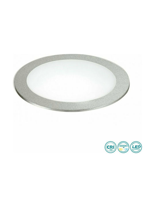 Fan Europe Fusion-3x5W Στρογγυλό Μεταλλικό Χωνευτό Σποτ με Ενσωματωμένο LED και Φυσικό Λευκό Φως 7x7εκ. 3τμχ