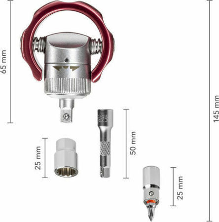 Trotec Ратчетни и гнездови гарнитури 1\4" 40бр