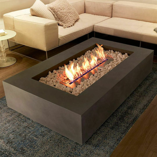 Ecosmart Fire Wharf 65 Под Биоетанолова камина Вътрешно / Външно пространство Natural 165x100x33.9см