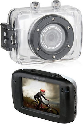 EasyPix GoXtreme Race Action Camera HD (720p) Υποβρύχια (με Θήκη) Λευκή με Οθόνη 2.0"