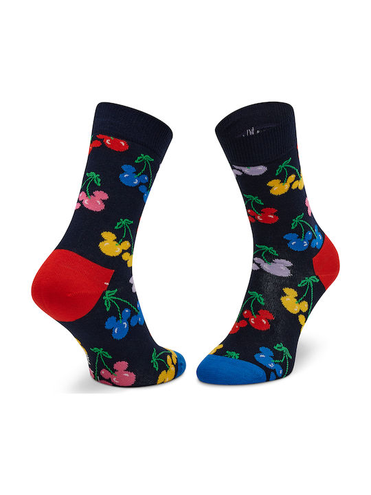 Happy Socks Unisex Κάλτσες με Σχέδια Μαύρες