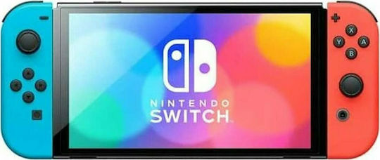 Nintendo Switch OLED 64GB Neon Blue & Red
