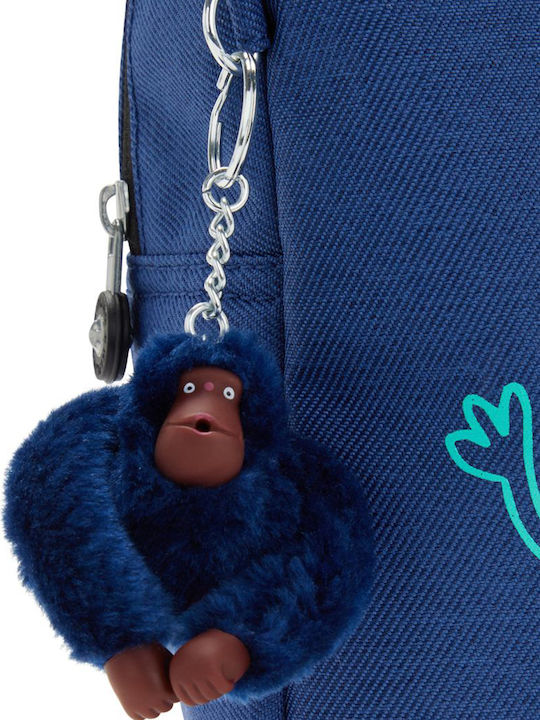 Kipling Denim Todd Soo L Ученическа Раница Тип Детска Градина Синя 8 Литра