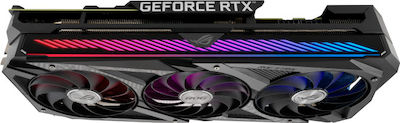 Asus GeForce RTX 3070 8GB GDDR6 ROG Strix V2 OC Κάρτα Γραφικών PCI-E x16 4.0 με 2 HDMI και 3 DisplayPort
