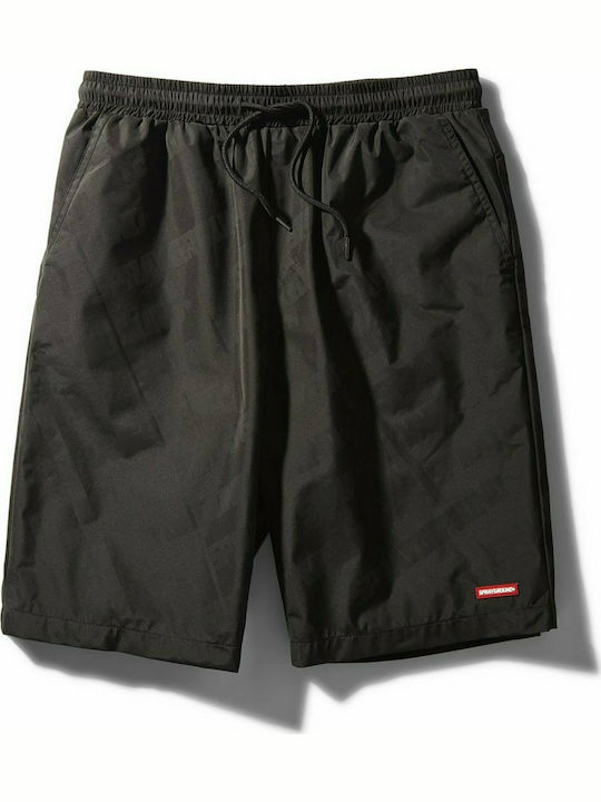 Sprayground Reflective Sportliche Herrenshorts Schwarz