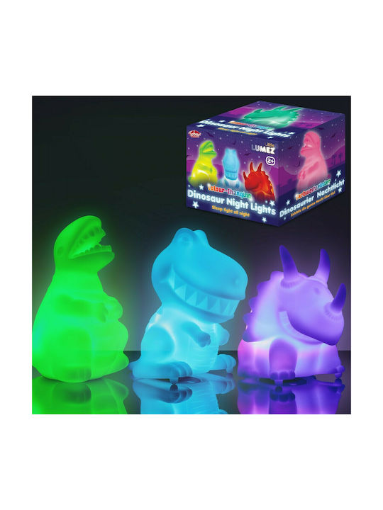 Lexibook Kinder Dekorative Lampe Dinosaurier mit Farbwechsel Weiß