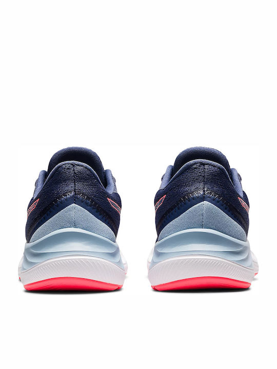 Gel Excite 8 Damen Sportschuhe Laufen Thunder Blue / Blazing Coral