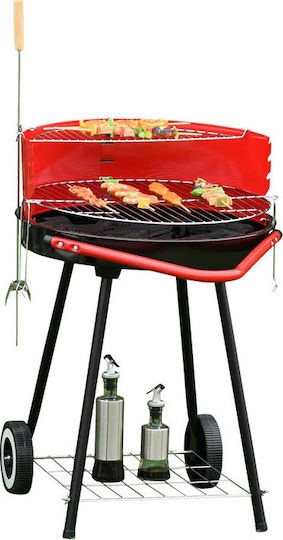 Outsunny Holzkohlegrill 67x67cm