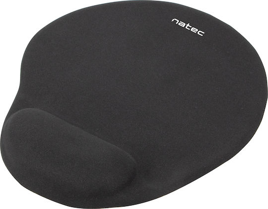 Natec Ergonomic Marmot Covor de șoarece 245mm cu Suport pentru încheietura mâinii Negru