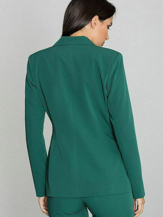 Figl M562 Women's Waisted Blazer Green 111083