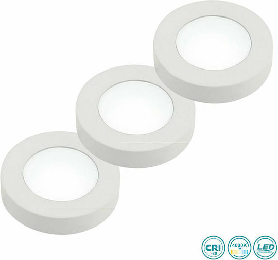 Fan Europe Intec Τριπλό LED Σποτ σε Λευκό Χρώμα Fan Europe Intec Τριπλό LED Σποτ σε Λευκό Χρώμα