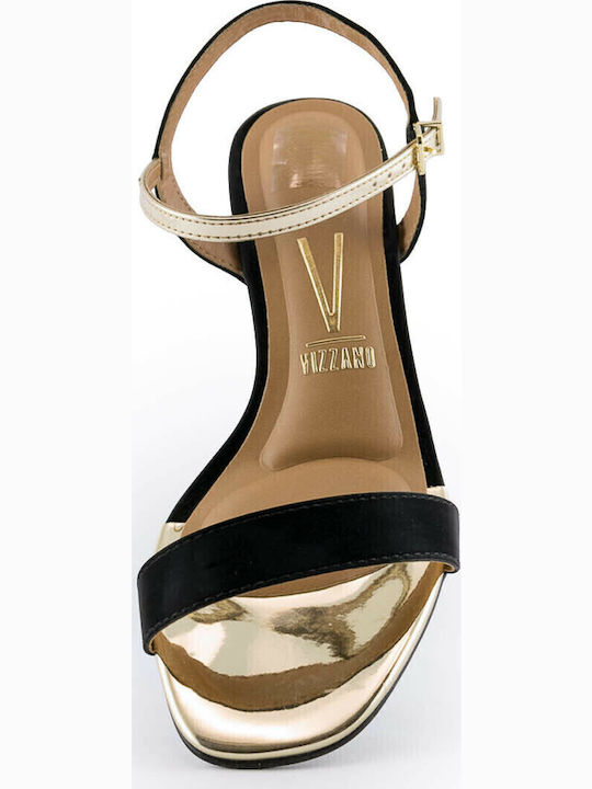 6428-101 Sandalen Black/Gold