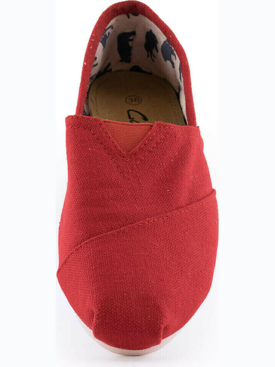 Παιδικές Εσπαντρίγιες Slip-On Κόκκινες
