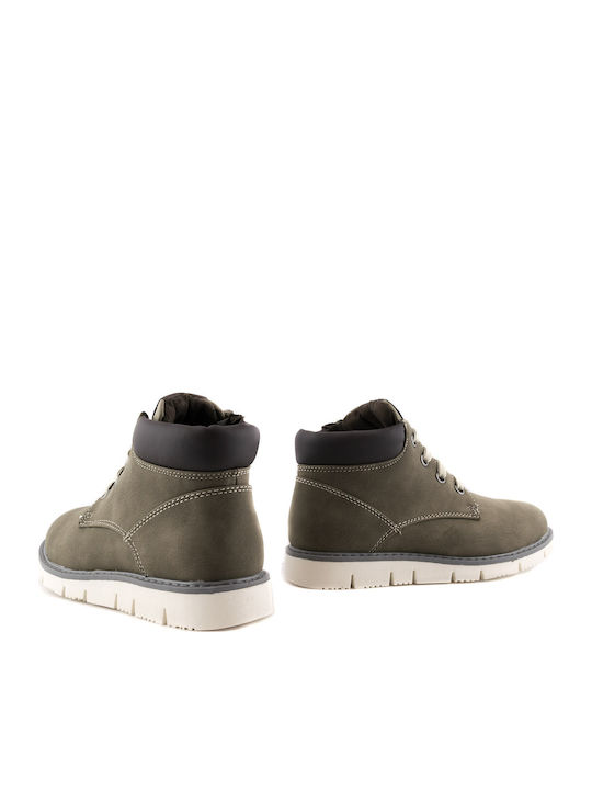 60100 Kids Sneakers High Khaki