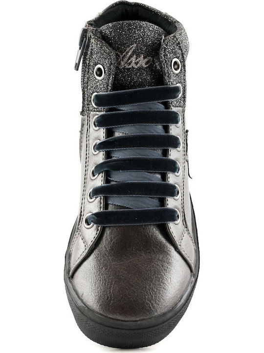 66506 Kinder Sneakers Hoch Gray