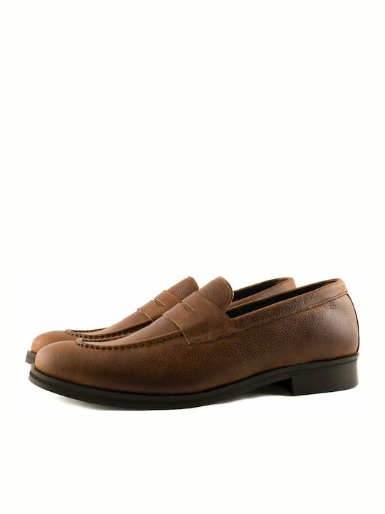 73 Men's Leather Loafers Tabac Brown