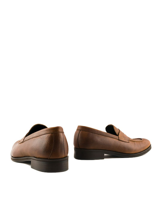 73 Men's Leather Loafers Tabac Brown