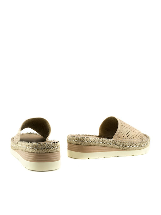 Platforme dama în Tip Slip On Bej