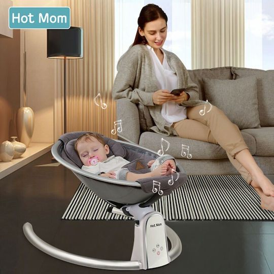 Hot Mom Elektrisch Baby Relax BB200 mit Musik Beige für Kind bis 9kg