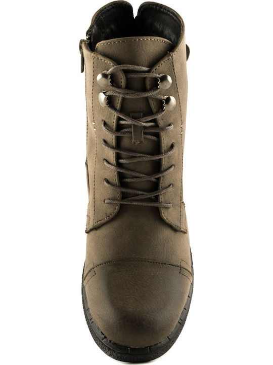 K17085-03 Stiefeletten Damen Beige