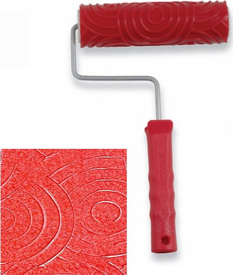 Rollex Λάστιχο Κύκλοι Ρολό Βαφής Τεχνοτροπίας 18cm με Διάμετρο 6mm