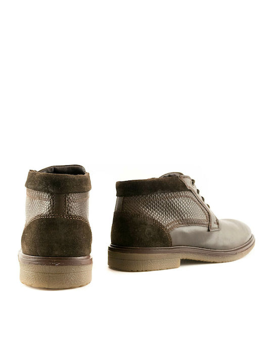 67041 Leather Chukka Boots Brown