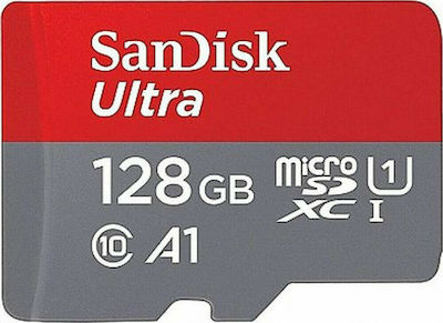 Sandisk Ultra microSDHC 128GB Clasa 10 U1 A1 UHS-I cu adaptor