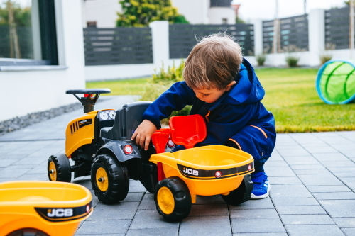 Falk Baby JCB Fastrac Ride On για 12+ μηνών Κίτρινο