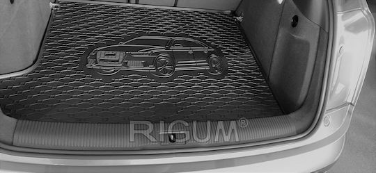 Rigum Trunk Mats Tray Type 1pcs from Rubber for Audi Q3 Black