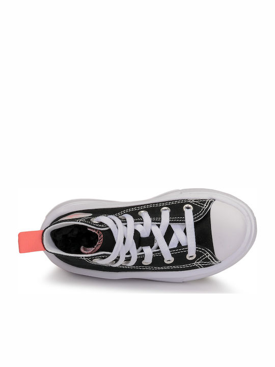 Chuck Taylor All Star CHUCK TAYLOR ALL STAR Kids Sneakers High Black / Pink Salt / White