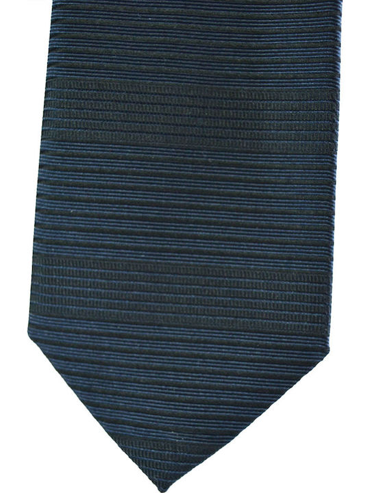 Hugo Boss Men's Tie Silk Monochrome In Navy Blue Colour