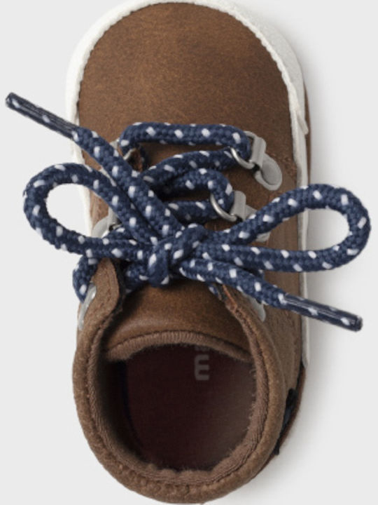 Mayoral Baby Booties Brown