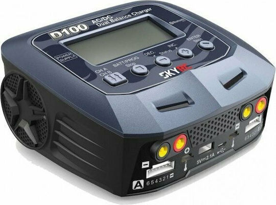 Skyrc D100 V2 AC/DC 200W (with voice) Charger for RC Vehicle 1pcs