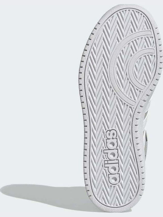 Hoops Hoops 2 Kids Sports Shoes Basketball with Laces Grey Two / Cloud White / Clear Pink