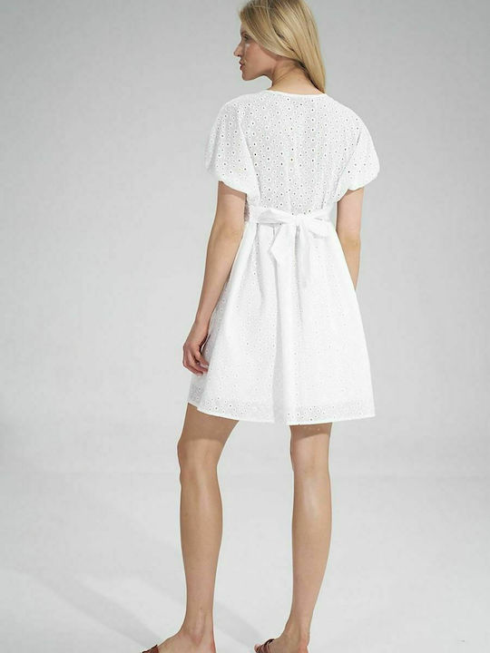 Figl M763 Mini Dress White 154663