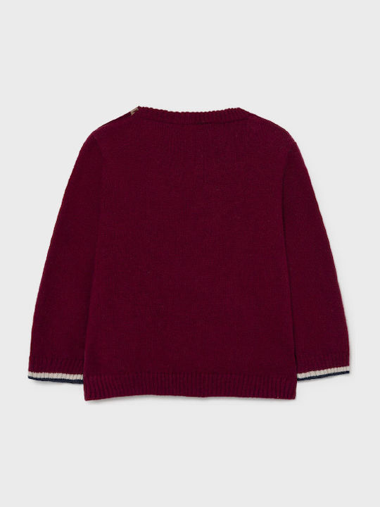 Mayoral Kids Sweater Long Sleeve Burgundy