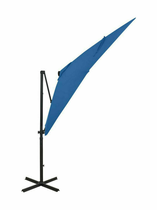Hanging Circular Aluminum Blue Parasol Φ2.5m