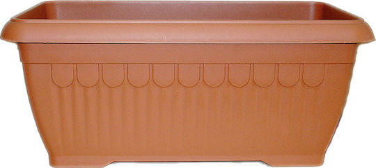 Atmosphera Athina Planter Box Plastic Terracotta Atmosphera Athina Planter Box Plastic Terracotta