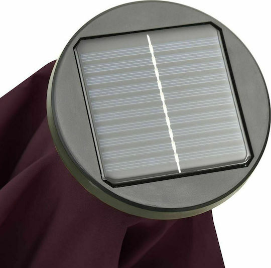 Rundschreiben Aluminium Burgundische Garten- und Terrassen-Sonnenschirm F2m