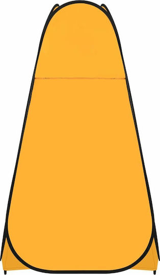 vidaXL Yellow Pop Up Camping Tent for 1 Person 200cm