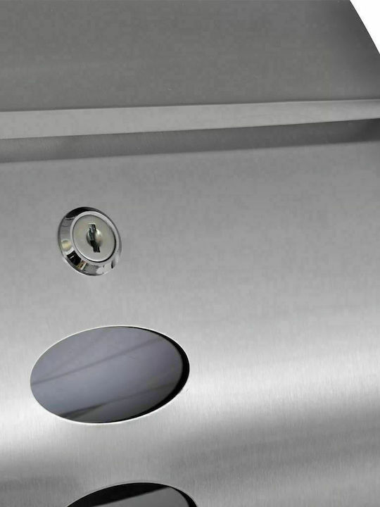 vidaXL Outdoor Mailbox Inox in Silver Color 30x12x40cm